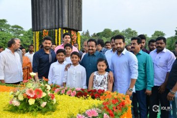 NTR Family Visit NTR Ghat for NTR Birthday
